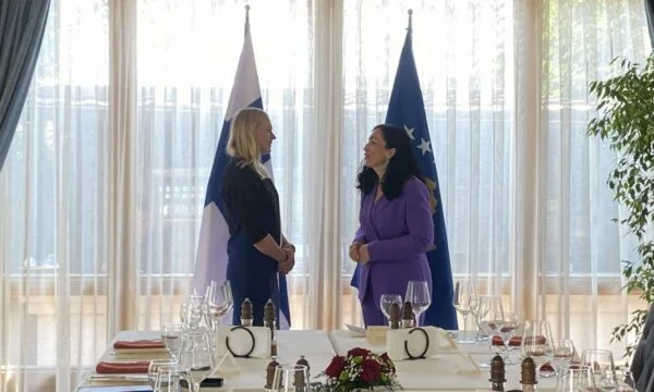 President Osmani sets lunch for Finland's foreign minister