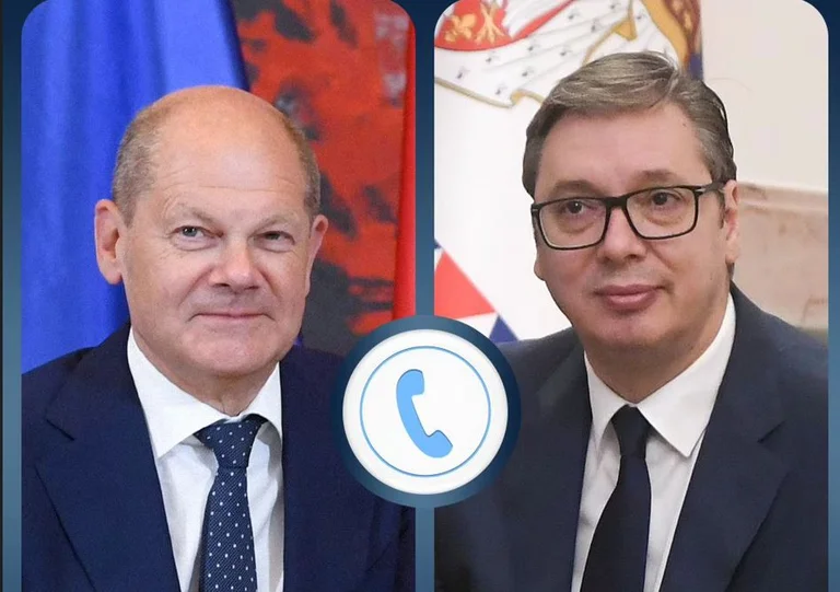 What did Scholzi and Vuchchi talk about on the phone?