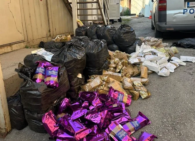 Tobacco seized worth 20,000 euros in border belt with Serbia