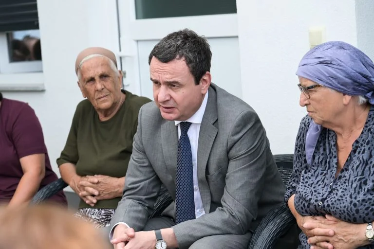 Kurt met Krusha Minor women on International Day of Missing Persons