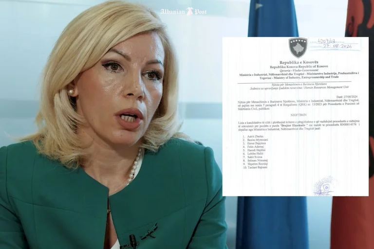 Lebebe Haliti, sorella del deputato LVVV Enver Haliti, si unisce alla gara per il regista ARBK