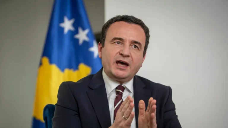 Kurti dice que la UE de EE.UU. se está comportando muy suavemente