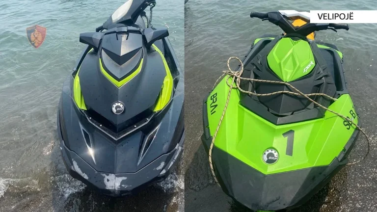 Po lundronin jashtë perimetrit të sigurisë, përplasen me jet ski dy italianë në Velipojë, një i plagosur