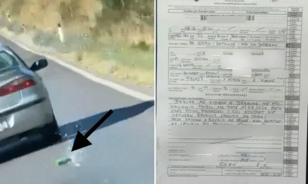 Er zog Glasflaschen aus dem Auto, Geldstrafe 300 Euro.