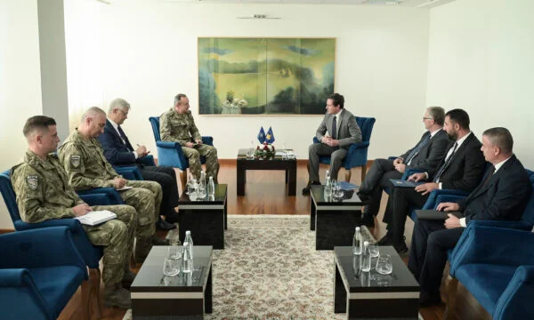 Kurti meets with KFOR commander, opening Ibër bridge key topic of discussion