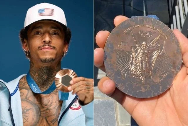 The medals of Paris 2024 are rusted, American athlete shows transformation