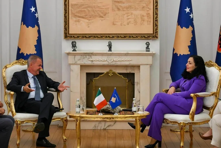 Osmani talks with Italian ambassador on security issues, lifting EU measures