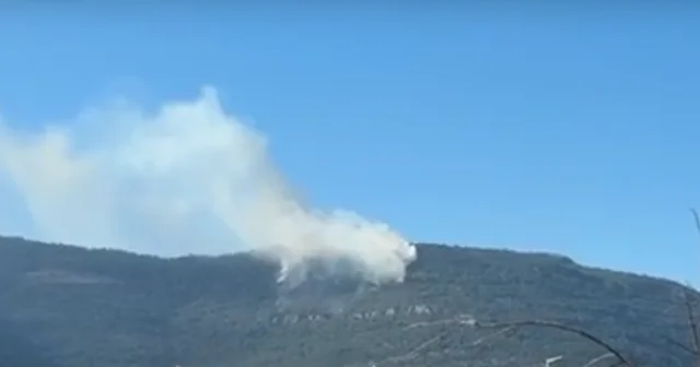 Fire in Kukes, flames erupt mines from Kosovo war