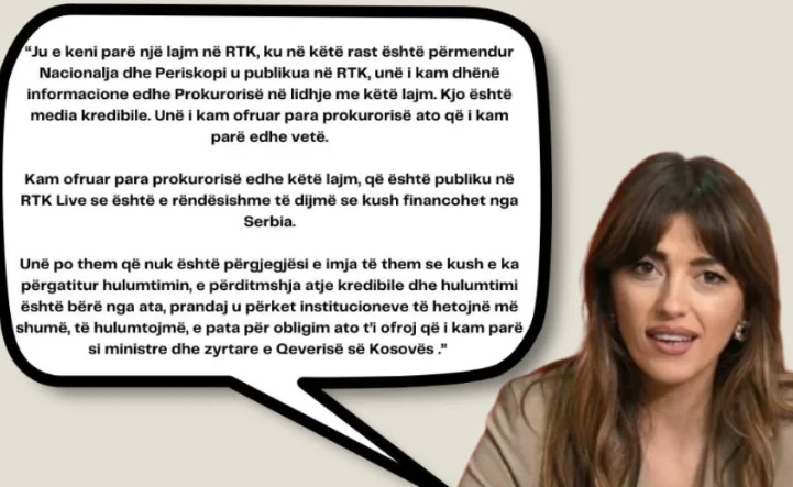 AGK: Scandalous Statement von Minister Haxhiu für “lade” zur Staatsanwaltschaft gegen Medizin