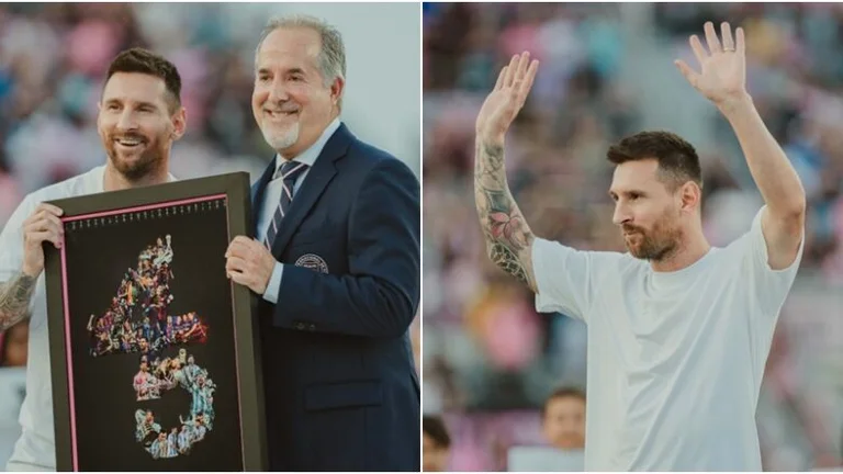 Inter Miami onora la leggenda Lionel Messi, che è diventato il giocatore di calcio più trofeo di tutti i tempi