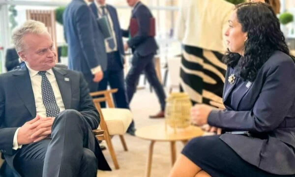 Osmani meets with Lithuanian counterpart: Our countries stand together against autocratic regimes