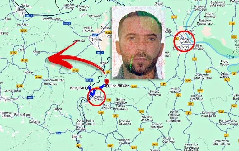 I sospetti nell'uccisione della polizia sono stati in grado di sfuggire per queste strade.