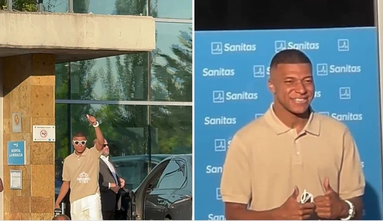 El momento tan esperado XUppe realizó pruebas médicas, casi su espectacular presentación sobre el Real Madrid