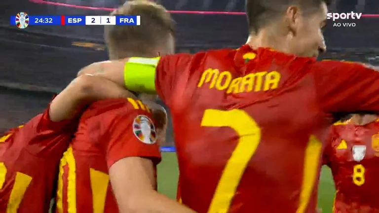 GOOOOOOOOOOOOOOOOOOOL AImo rücksichtslos, Spanien markiert das zweite Ziel gegen Frankreich