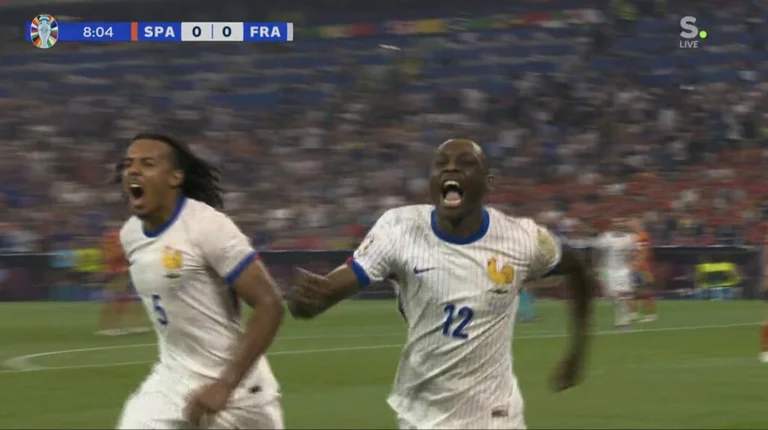 GOOOOOOOOOOOOOOOL Francia en supremacía, Kolo Muani condena España