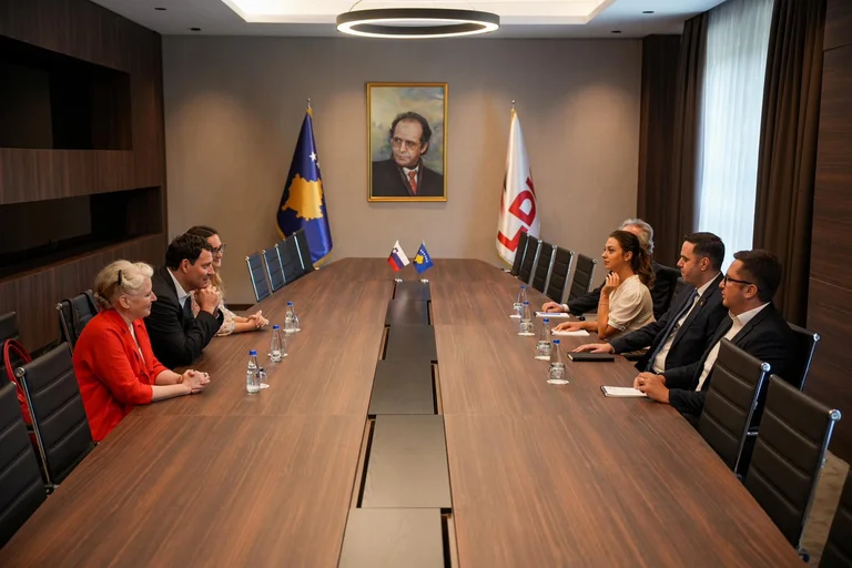 Abdixhiku rencontre l'envoyé spécial de Slovénie pour les Balkans occidentaux, discute de la situation dans le pays