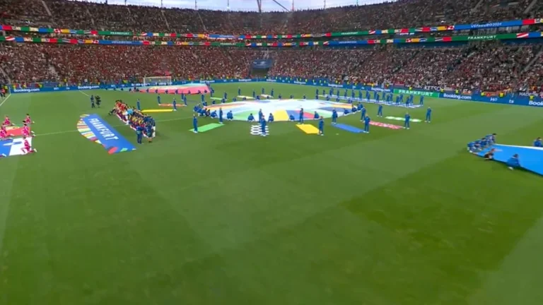 Scandal bei Euro: Ein schockierender Video-Release wird brutal von einem Fan in Portugal-Slovenia Spiel geschlagen.