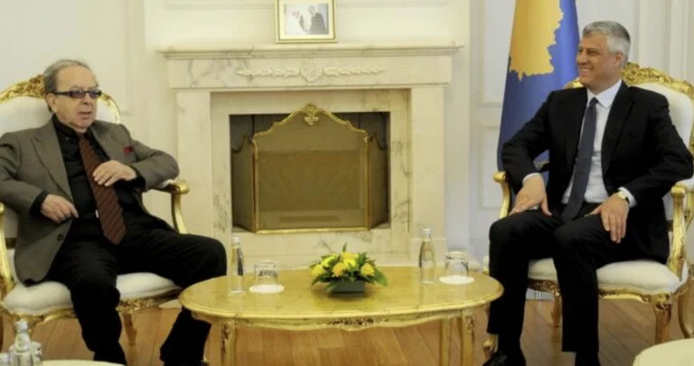 The Vinca story: Thaci went to the Ismail Kadare in Paris, told the <x0 if I'm told to be betrayed, do you protect me?