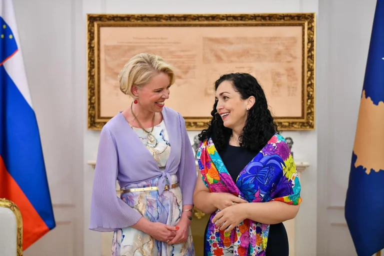 Osman meets with Klakocar-Zupanciq: Slovenia backs our Euro-Atlantic future