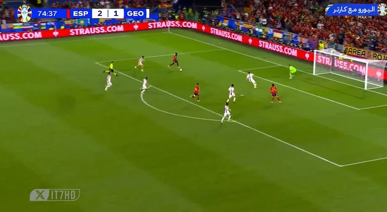 NICOOOOOO XH Spanien zu stark für Georgien, kommt drittes Ziel