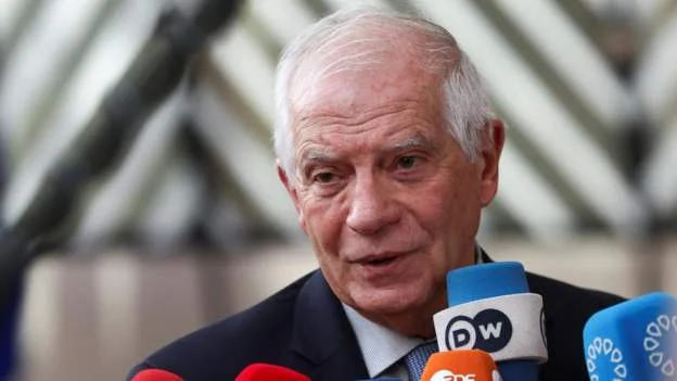 Borell vor dem Posteingang: Kosovo- Serbien wird nicht verschwinden