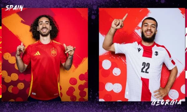 Spain-Georgia, these are official formations