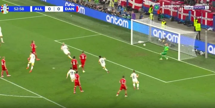 Germany makes an advantage of Denmark