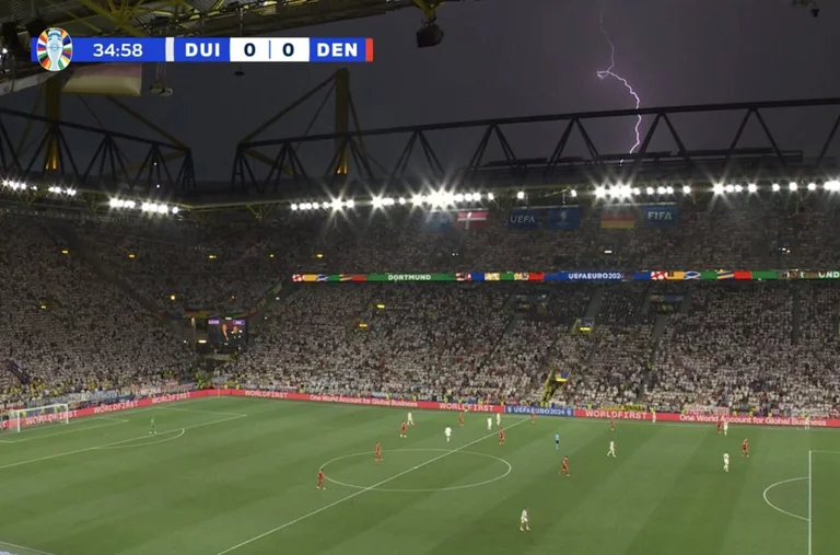 Beatdown between Germany and Denmark causes bad weather