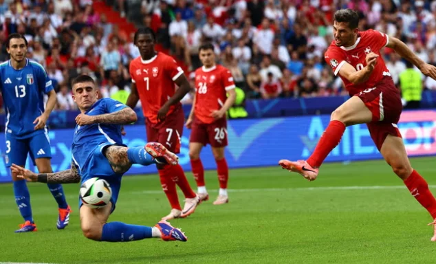 Jaka's y Shaqiri Suiza eliminan Italia de Euro-2024 para asegurar los cuartos de final