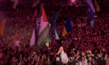 Daily Mail to I want Lips à Glastonbury: Il a clairement exprimé son soutien à la Palestine