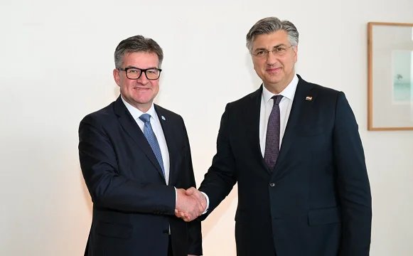 Lajcak à Dubrovnik rencontre le Premier ministre croate, discuter du Kosovo-Serbie