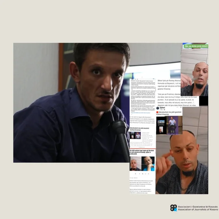 “16 I have to recognize, rafall”, life threats to journalist Vulnet Krasniqi continue