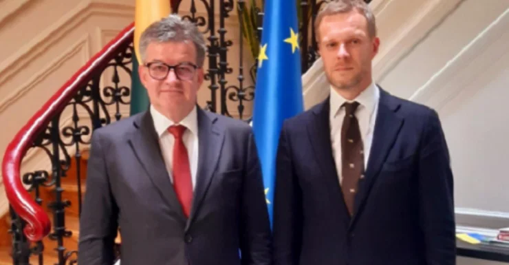 Lajcak with Lithuania's top diplomat talks about current political situation