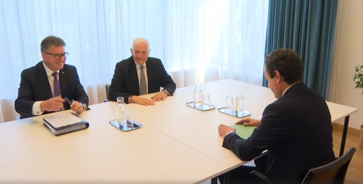 Published images from the Borrell- Kurti-Lajcak meeting