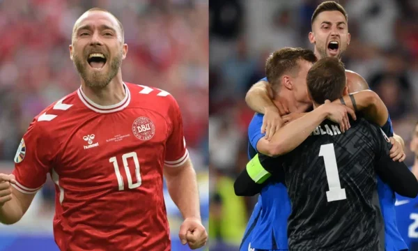 ¿Por qué Dinamarca calificó de segundo lugar antes de Eslovenia?