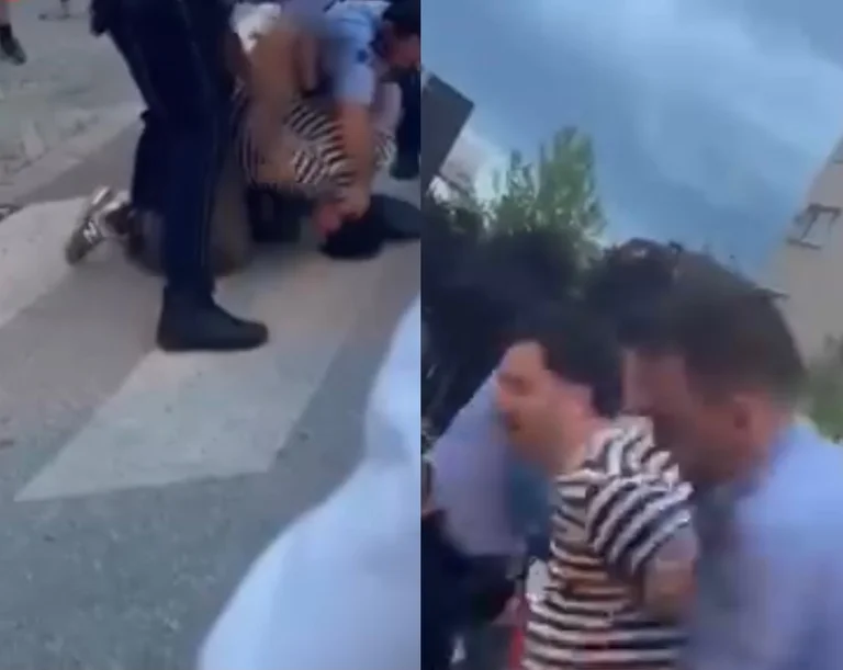 Former prime minister Kurti's arrest reacts by Vetevendosje