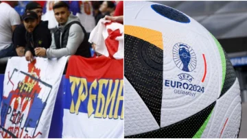 Serbische Fans hatten Nachrichten gegen Kosovo, UEFA vergibt Serbien nicht