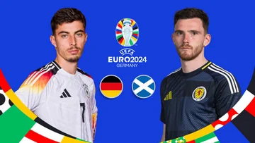 Offizielle Eröffnungsformationen bei Euro-2024, Deutschland, Schottland