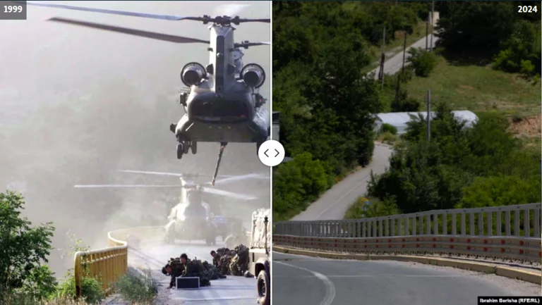 Von Krieg zu Frieden: Fotos, die dem Kosovo zeugen, ändern