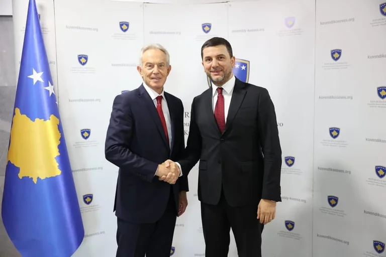 Krasniqi after meeting with Blair: Kosovo will never forget your leadership, Mr. Prime Minister