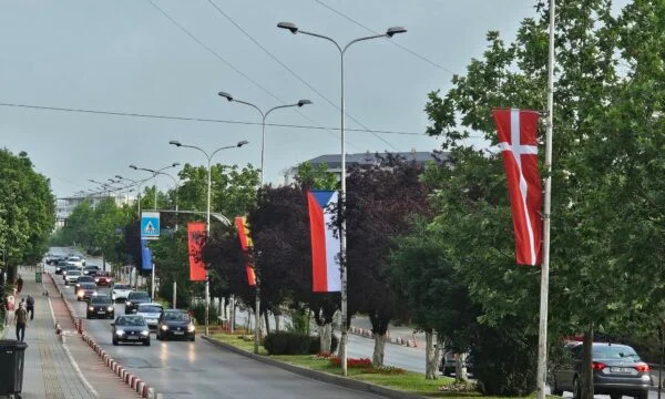 Pristina streets decorated with Allied flags for Freedom Day