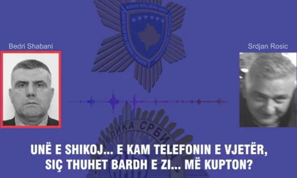GeoPost pubblica la sorveglianza: Spy Suspect Bedri Shaban chat con ufficiale BIA