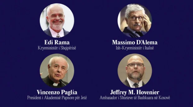 Le LDK, avec une conférence internationale “Rugova et West”, assistent au Premier ministre Edi Rama Hovenier, D'Alema...