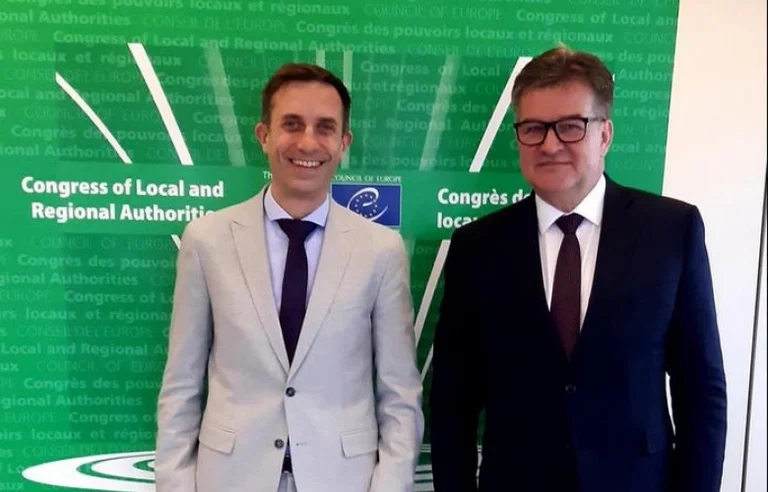 Lajcak in Strasbourg talks about local governance in the north