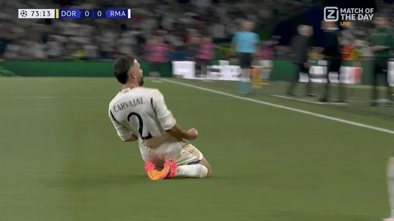 GOOOOOOOOOOOL True Madrid passes through the upper hand, Carvaal Unlocks the Finals