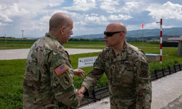 US General Visits the Manovation Battalion at KFOR Camp “Novo See”