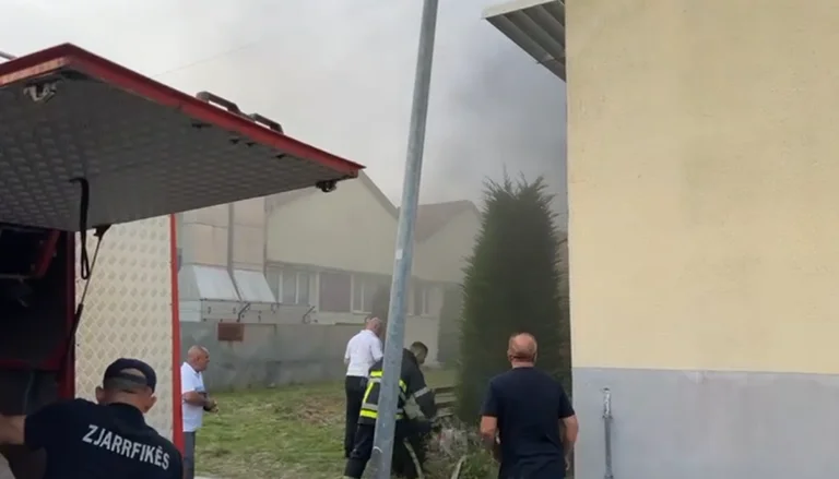 Included by Shkodra Hospital flames