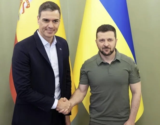 Zelensky in Spain to sign security agreements