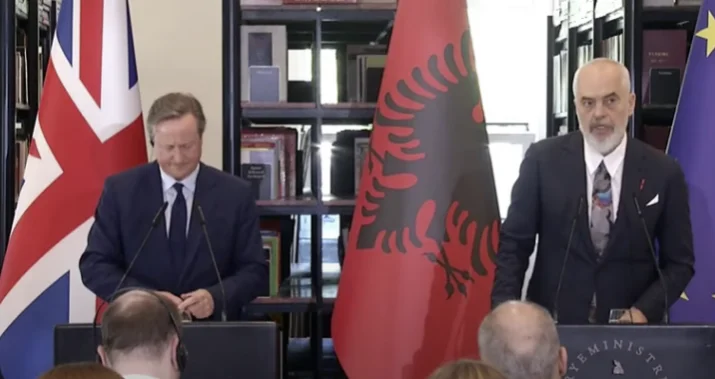 Rama with British top diplomat Cameron for Kosovo-Serbia normalisation: Even the Danger of Returning Back