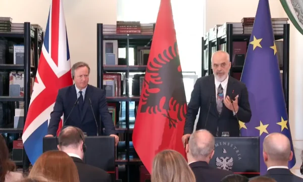 Rama with Cameron: We talked about a strategic project of particular importance for Albania, Kosovo